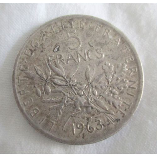 Pièce 5 Francs 1963