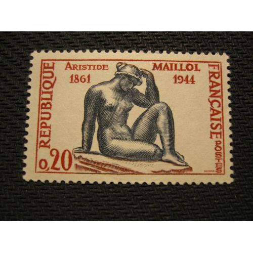 Timbre "Aristide Maillol 1861/1944" 1961 - Y&t N° 1281