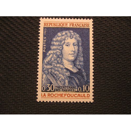 Timbre "Tricentenaire Des Maximes De La Rochefoucauld" 1965 - Y&t N° 1442