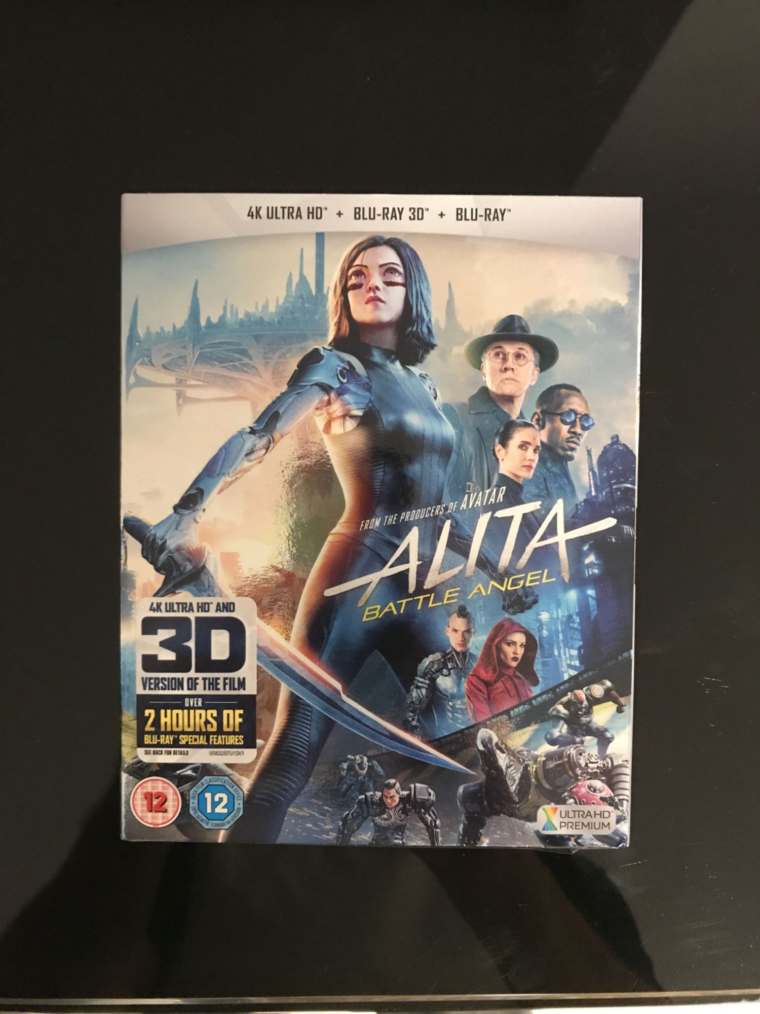 Alita Battle Angel - Blu Ray 4k + 3d + 2d