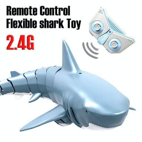 Bateau De Requin Simulé Télécommandé 2,4 G Avec Vitesse Électrique Sous-Marine
