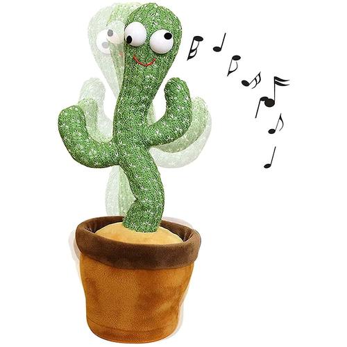 Jouet En Peluche Cactus Avec Fonction Shake Dancing, 120 Chansons Et Enregistrement