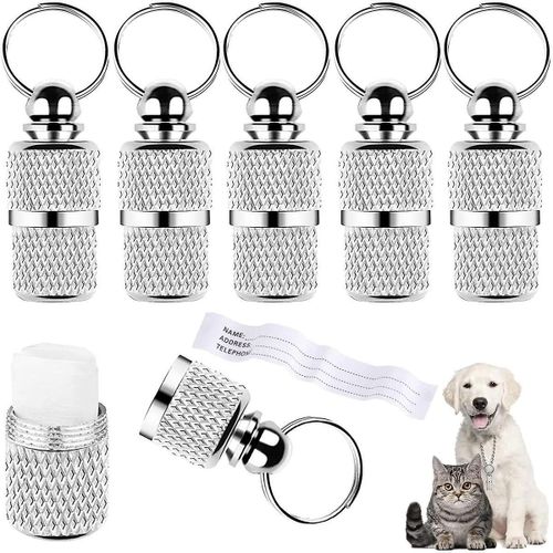 Mini Médailles D'identification Anti-Perte Pour Animaux De Compagnie Pour Chats Et Chiens - Lot De 6