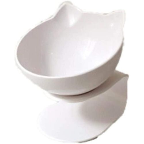 Gamelles Surélevées Pour Chat À Double Inclinaison - Inclinaison 15°, Anti-Vomissements, Anti-Déversement