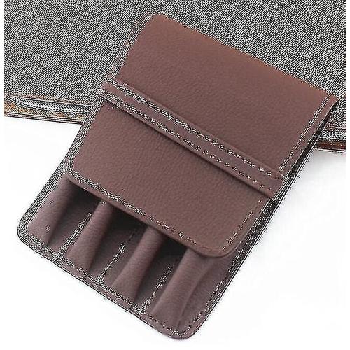 Étui À Stylos En Cuir Fait Main - Pochette Vintage Pour 4 Stylos