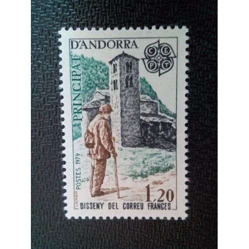 Timbre Andorre Yt 276 Europe (C.E.P.T.) - Histoire De La Poste 1979 ( 81104 )