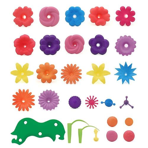 Ensemble De Jeu De Simulation De Jardinage : Cadeau De Jeu À Empiler De 46 Pièces Pour Les Enfants Et Les Tout-Petits