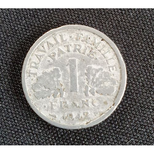 1 Franc Francisque France 1942