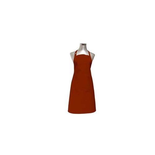 Tablier De Cuisine En Coton 60x80 Cm Panama Brique, Par Soleil D'ocre