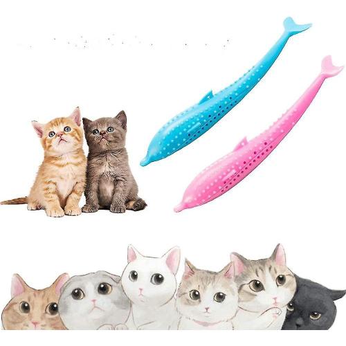 Brosse À Dents Pour Chat, Jouet De Nettoyage Des Dents En Forme De Poisson