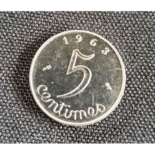 Pièce 5 Centimes France 1963