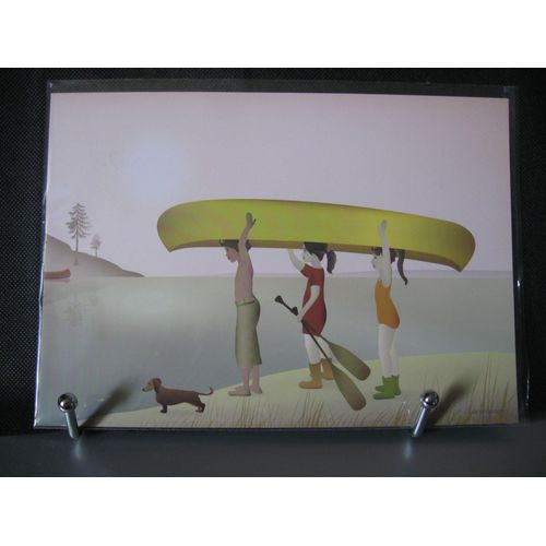Affiche 15x21 Vissevasse "Canoe" À Encadrer