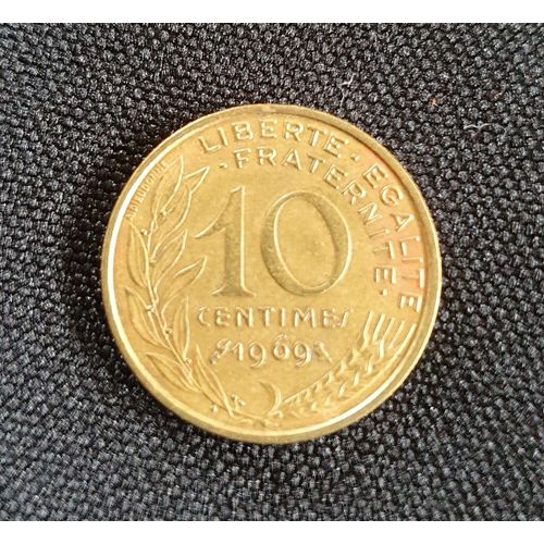Pièce 10 Centimes France 1969