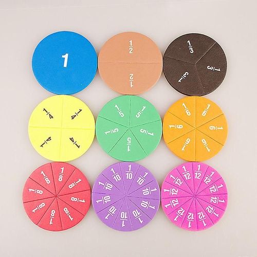Disque De Fraction Magnétique, Matériel Pédagogique Pour Les Mathématiques À L'école Primaire