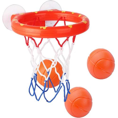 Ensemble De Panier De Basket-Ball Pour Baignoire Pour Tout-Petits : Jouet De Jeu De Tir Amusant