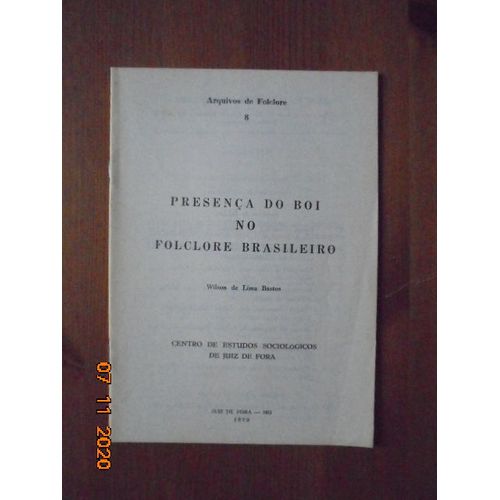 Presenca Do Boi No Folclore Brasileiro