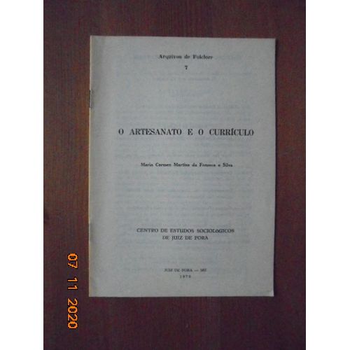 O Artesanato E O Curriculo