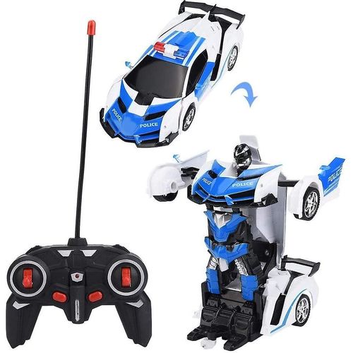 Modèle De Robot De Transformation De Voitures De Sport De Conduite De Voiture Rc 2 En 1