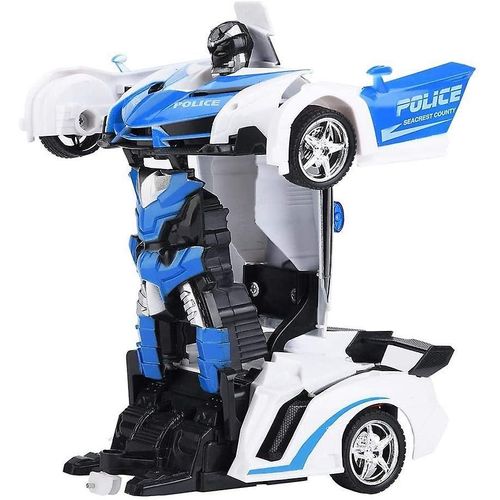 Dilwe Voiture Robot De Transformation, Voiture Télécommandée De Transformation À Une Clé À L'échelle 1/18