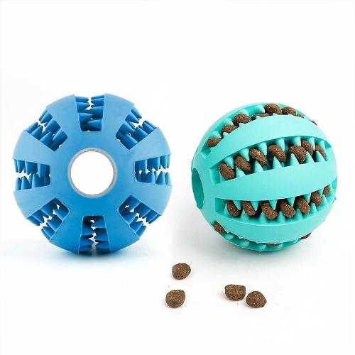 Iq Interactive Dog Puzzle Ball Pour Chiots Petits Et Grands Chiens/Nettoyage Des Dents/Distribution De Friandises