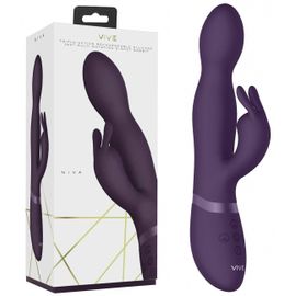 Vibromasseur Usb Triple Action Niva Violet Elegance