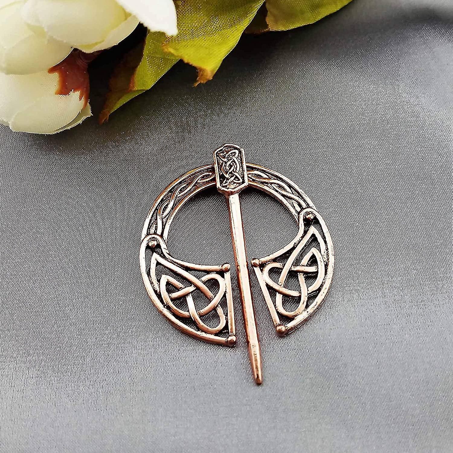 Broche Rouge Viking Style1 Pour Vtements, Capes, Chles Et ... - 2