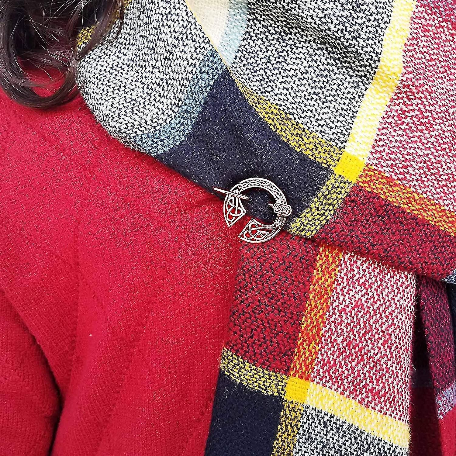 Broche Rouge Viking Style1 Pour Vtements, Capes, Chles Et ... - 5