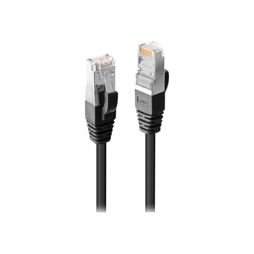 CROMO - Cordon de raccordement - RJ-45 (M) pour RJ-45 (M) - 1 m - SFTP, PiMF - CAT 6 - moulé, sans crochet, bloqué - anthracite