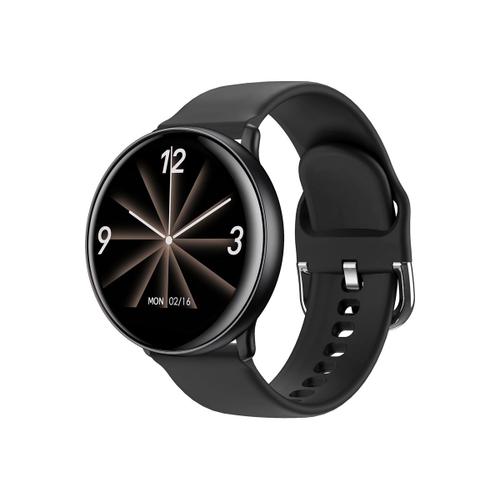 Abyx Fit Silk - Noir - Montre Connectée Avec Bracelet - Silicone - Noir - Affichage 1.22" - Bluetooth - 59.2 G