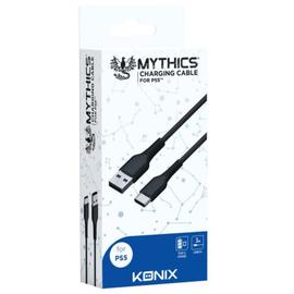 KONIX - Mythics Câble de charge USB 3m pour manette PS5