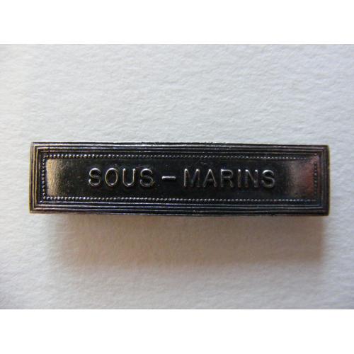 Barette Médaille "Sous-Marins"