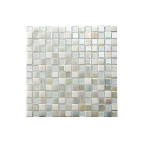 FAIENCE Carrelage mural - Blister de 5 carreaux - 15 x 15 cm - Noir