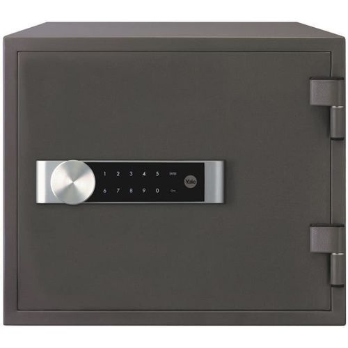 YALE Coffre-Fort Ignifuge a Serrure Electronique - Tactile - 1 Milliard Combinaisons - Format Domestique - 35 x 41 x 36 cm -19L-