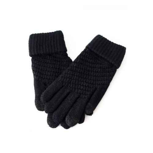 Gants En Laine Noir Femme