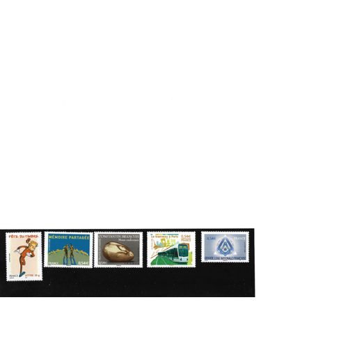 Timbres France 2006 Neufs ** Yt Lot 1 Des N° 3963 - 3976 - 3977 - 3993 - 3995