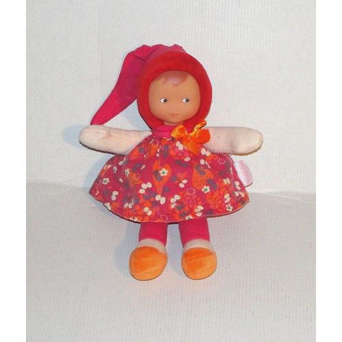 Doudou Fille En Robe Fleurie Corolle Peluche Fillette 25 Cm