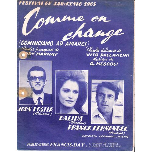 Comme On Change Dalida
