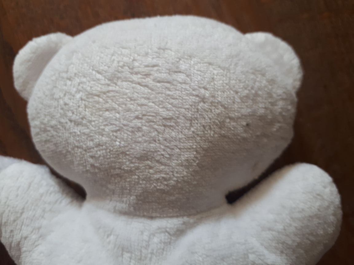 Peluche Doudou Ours Blanc Mouchoir Lange Carre Kiabi Bebe C Est Moi Etolie Argente Gris Argent Grelot Rakuten