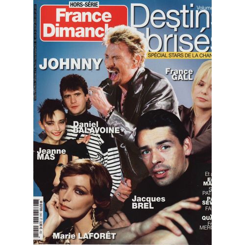 France Dimanche Hors Série / 03-2018 N°14 : Johnny Hallyday (12p) Marie Laforêt (4p) Jeanne Mas (4p)