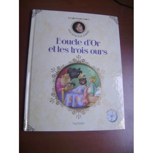 Livre + Cd Les Plus Beaux Contes Par Marlène Jobert "Boucle D'or Et Les Trois Ours"
