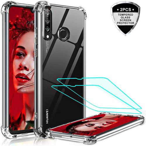 Coque Huawei P30 Lite + 2 Verre Trempé Film De Protection