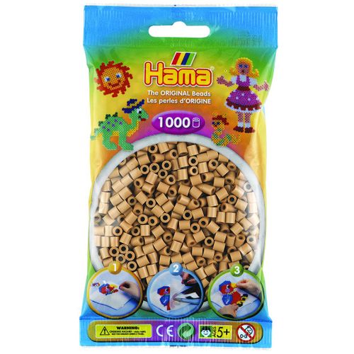 Hama Midi Sachet 1000 Perles Café Frappé