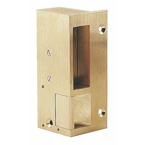 Gâche électrique en applique - à émission bronze gauche 3 MÉTALUX