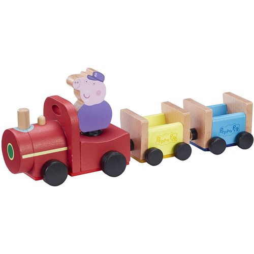 Peppa Pig, Jouet En Bois - Le Train De Grandpa Pig