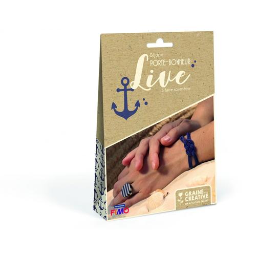 Graine Creative Kit Bijou Porte-Bonheur Live / Marine