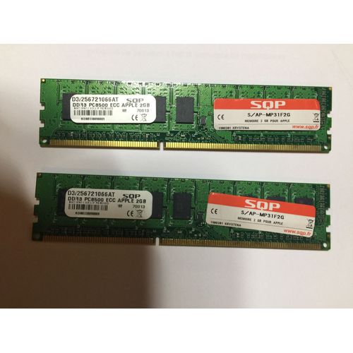 SQP RAM DDR3 2GB PC3-8500 ECC Apple