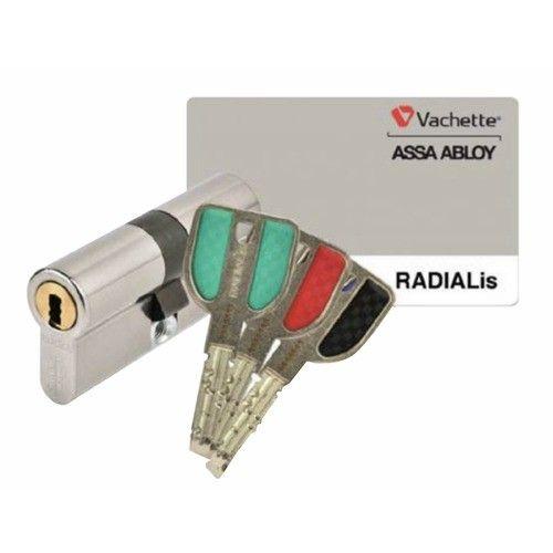 Cylindre double variés - haute sécurité - 32,5 x 52,5 mm - Radialis VACHETTE