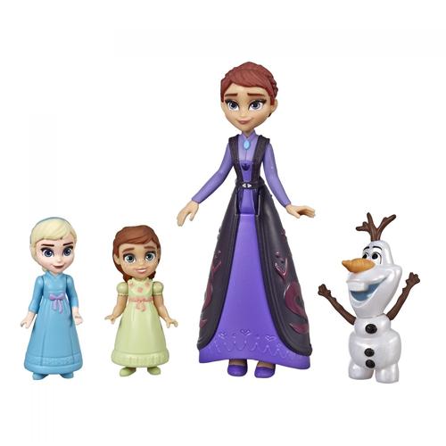 FROZEN Disney La Reine des Neiges 2 - Coffret de Mini-poupees figurines  Elsa, Anna, la Reine Iduna et Olaf