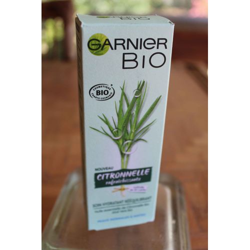 Dans Sa Boîte, Soin Hydratant Réequilibrant Garnier Bio, Citronnelle Rafraîchissante 