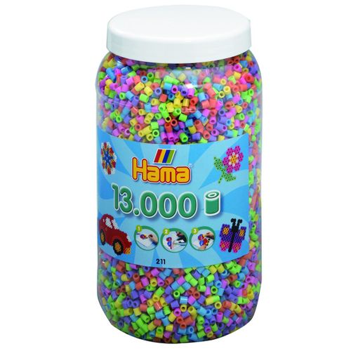 Hama Midi Pot 13000 Perles Mélange Pastel